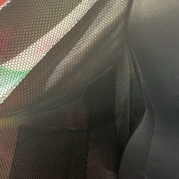 Womens retro jacket nwt polyester colorful trench coat - Picture 5 of 12